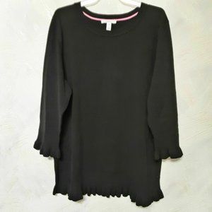 SOLD - WOMENS SWEATERS ISAAC MIZRAHI XL Black NEW